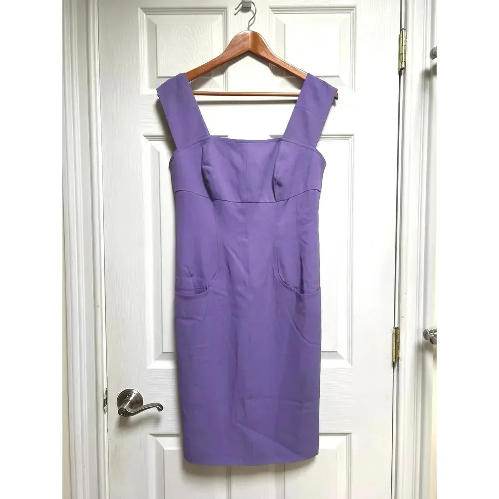 1997 Purple Chanel Sheath Dress